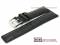 Watch band 22mm black alligator grain...