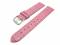 Watch band 16mm leather pink alligator...