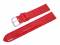 Watch band 20mm leather red alligator...
