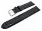 Watch band 20mm leather black alligator...