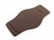 Leather pad 20-24mm dark brown...