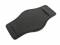 Leather pad 20-24mm black stitched