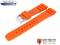 Watch band Atlantis 16mm orange caoutchouc...