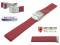 Watch band Kiel 24mm wine red caoutchouc...
