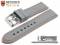 Watch strap Calgary 20mm grey caoutchouc...