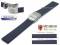 Watch strap Siracusa 22mm dark blue...