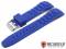 Watch strap Leeds 20mm blue silicone...
