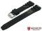 Watch strap Allentown 24mm black rubber...