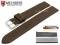Watch strap Kronach 22mm dark brown...