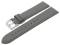 Watch strap Willingen 21mm grey leather...