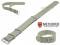 Watch strap Garland 18mm grey textile...