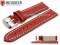 Watch strap XL Sanford 22mm red leather...