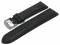 Watch strap Almeria 28mm black leather...