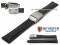 Watch strap Stralsund 24mm black titanium...