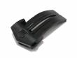 Flip clasp (ScKFS-107) 20mm black stainless steel partly polished suitable for TAG Heuer etc.