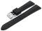 Watch strap 20mm black premium rubber...