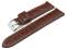 Watch strap XS 19mm brown leather alligator...