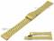 Watch strap 18mm golden stainless steel...