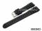 Replacement watch strap SEIKO 20mm black...